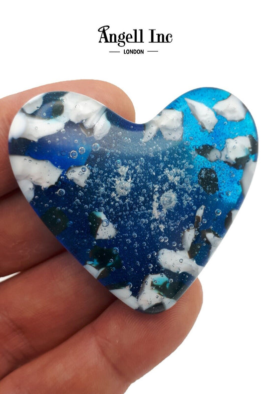 Ocean Blue Heart