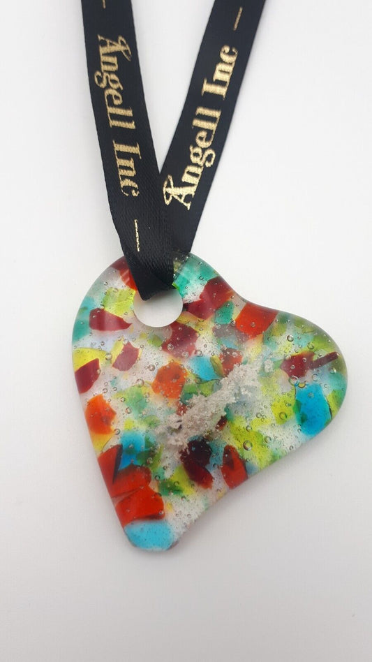 Rainbow Heart Pendant