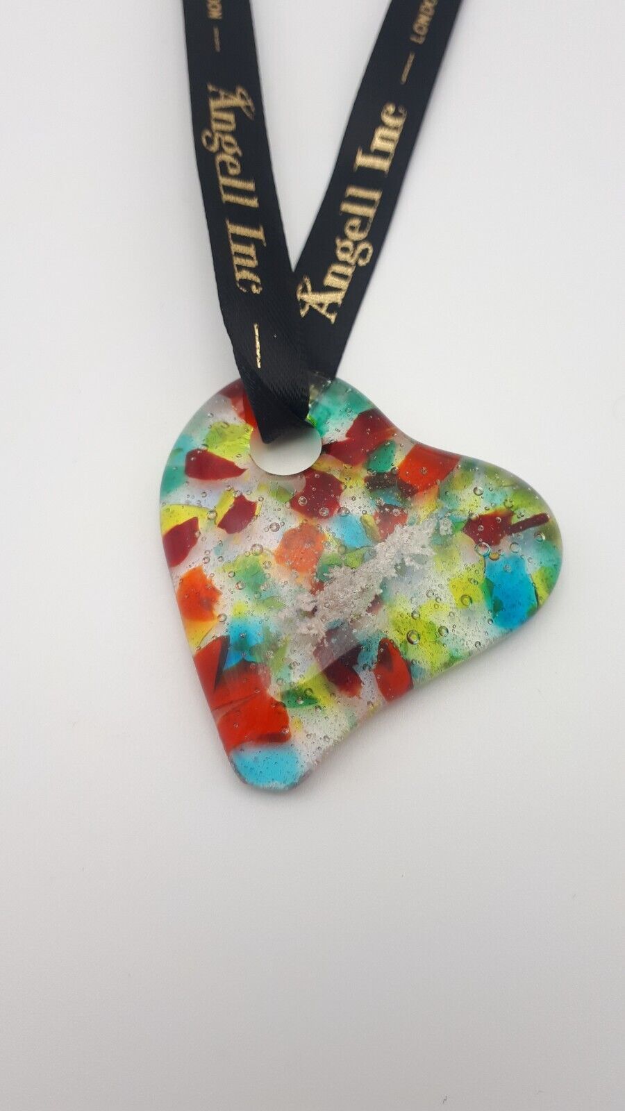 Rainbow Heart Pendant